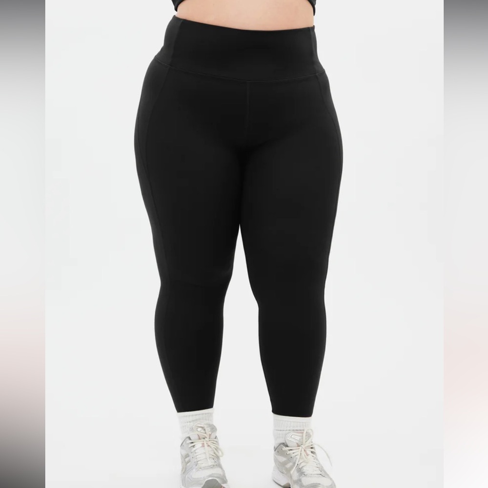 Girlfriend Collective Black High Rise Compressive Leggings